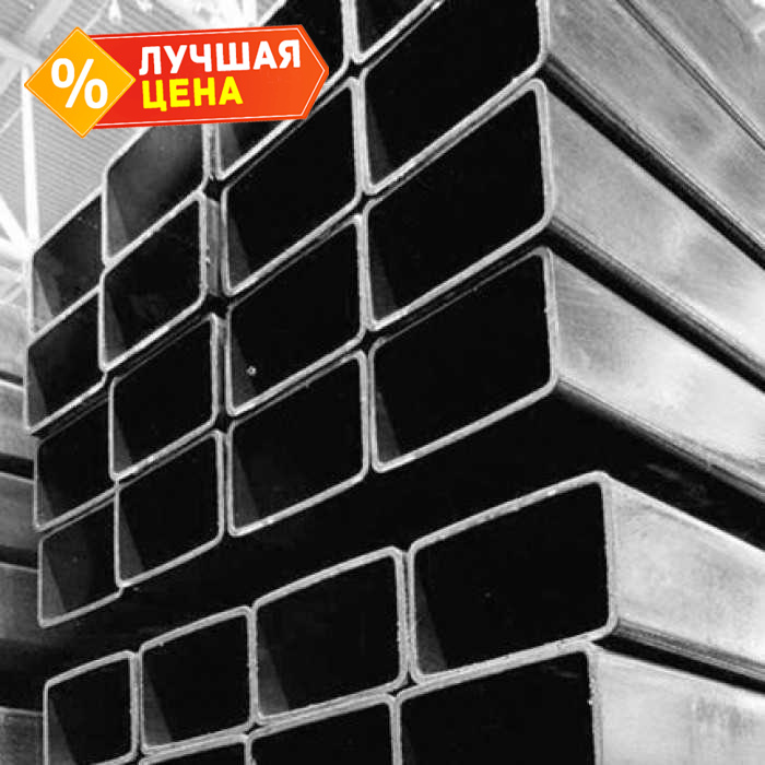 Труба профильная прямоугольная оцинкованная 80х60х4 мм 12 м